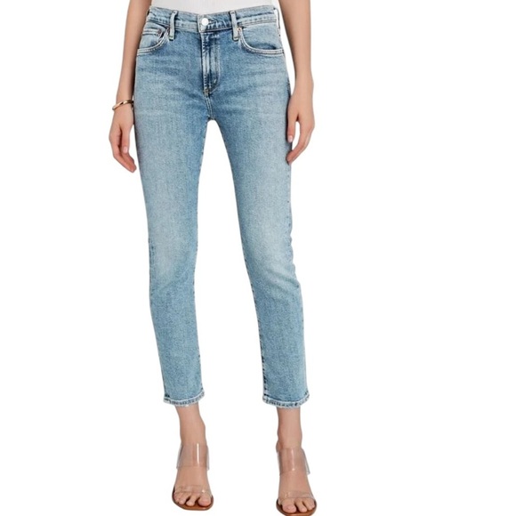 Agolde Toni Mid Rise Cropped Jeans - Picture 7 of 7